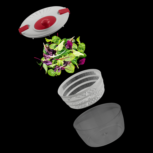Encontraproduto.com.br - Centrífuga de alimentos Manual com Travas de Segurança e Sistema de Drenagem - UD003
