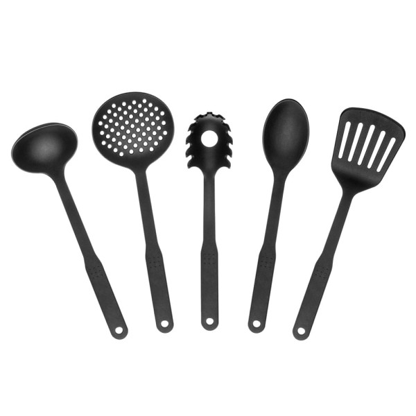 Kit 5 Peças Nylon Colher Arroz Concha Escumadeira Up Ud214