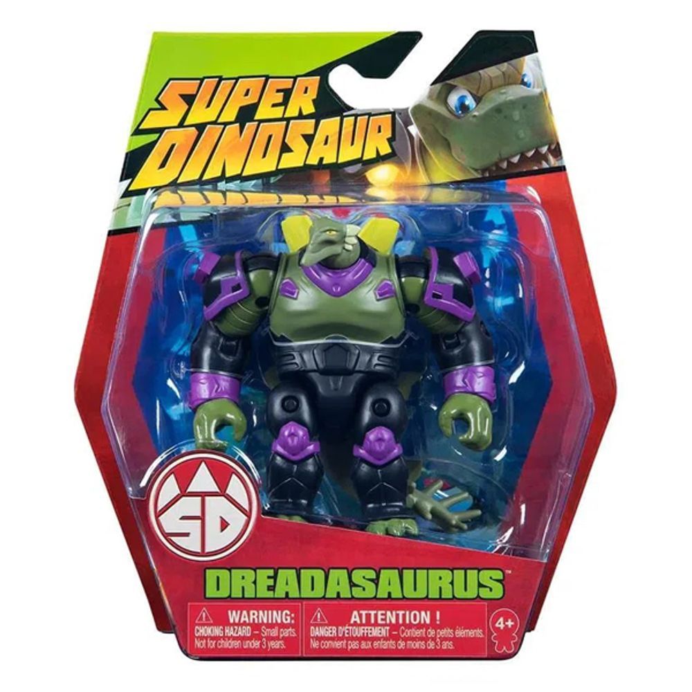 Encontraproduto.com.br - Mini Figura Articulada Básica - Super Dinosaur - Super Dinosaur - 15 cm - Multikids