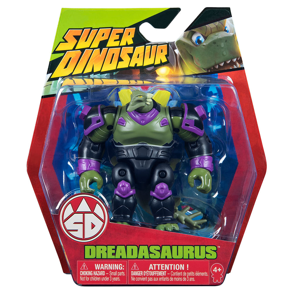 Encontraproduto.com.br - Mini Figura Articulada Básica - Super Dinosaur - Super Dinosaur - 15 cm - Multikids