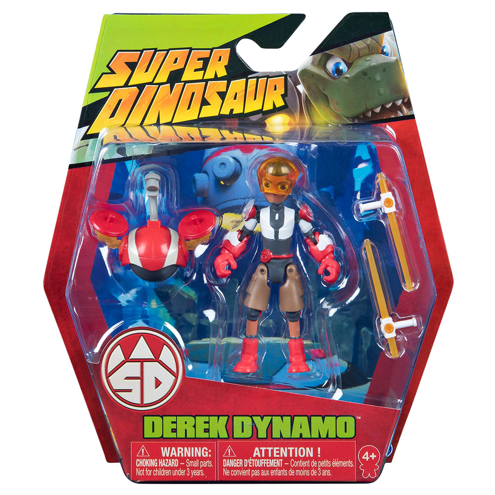 Encontraproduto.com.br - Mini Figura Articulada Básica - Super Dinosaur - Super Dinosaur - 15 cm - Multikids