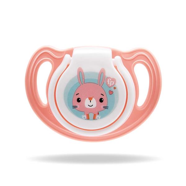 Encontraproduto.com.br - Chupeta First Moments Soft Tam. 2 Rosa com Case Esterilizador Fisher Price - BB1034