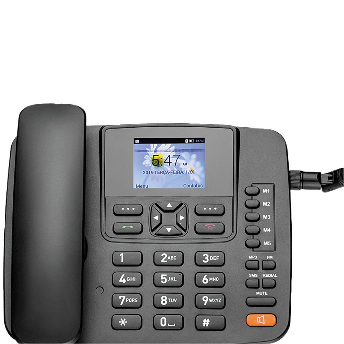 Telefone Celular Rural De Mesa 4g Re505 Re505