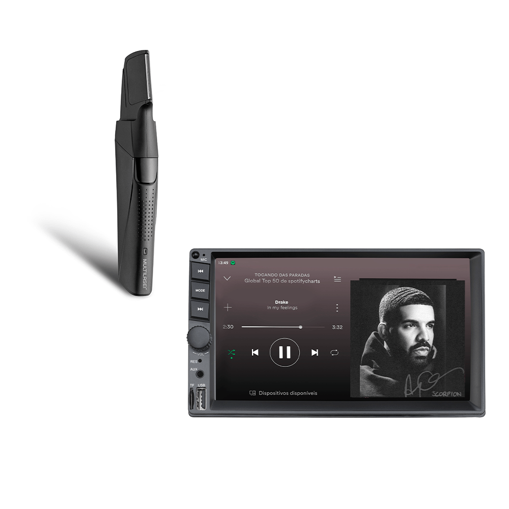 Encontraproduto.com.br - Multimídia Evolve Com Espelhamento iOS Android 7pol. Capacitiva - GP348