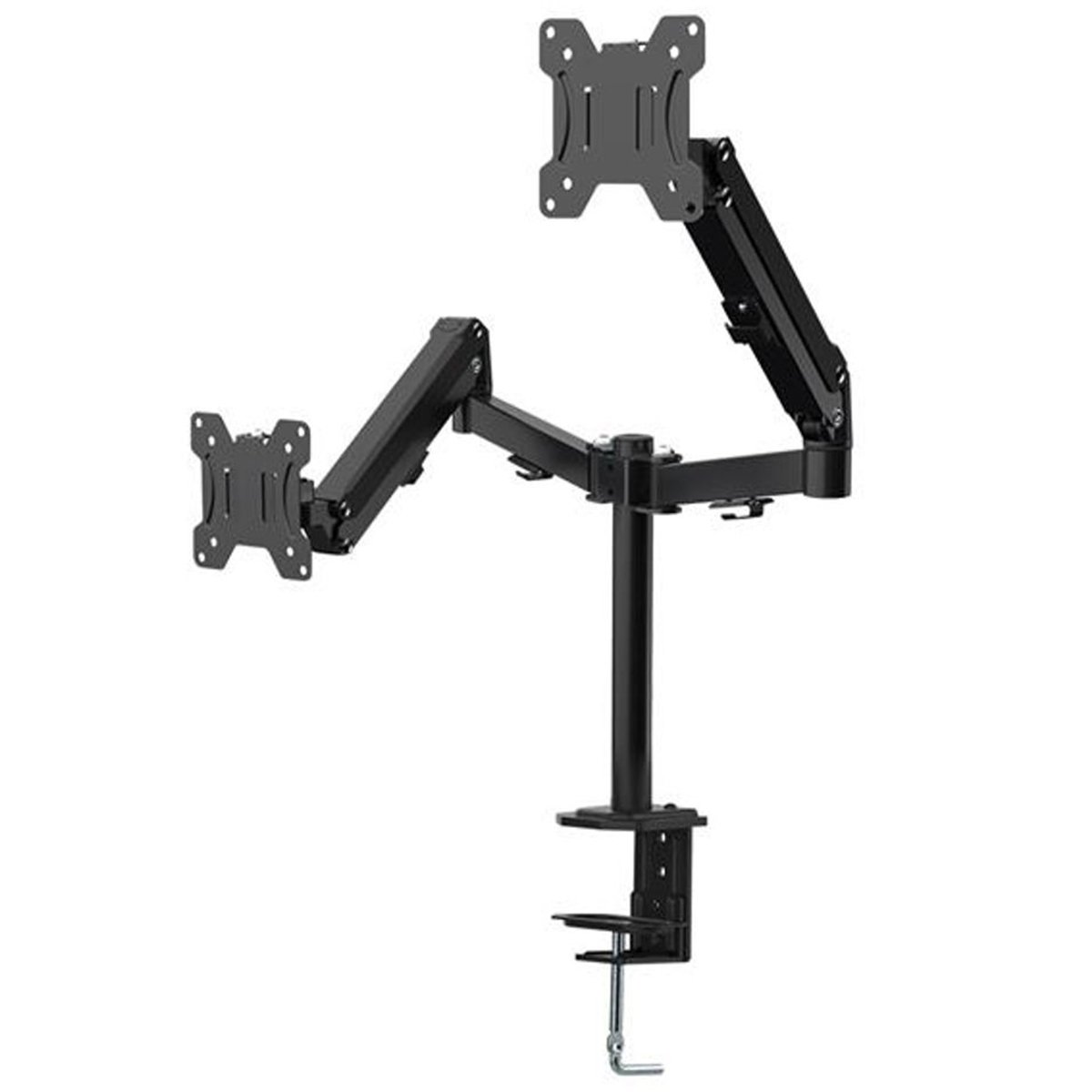 Suporte de Mesa Duplo Articulado Multilaser Suporta Monitores de 17