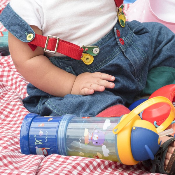 Encontraproduto.com.br - Copo com Porta Snack Playfyl Azul Summer Sky Fisher-Price - BB1012