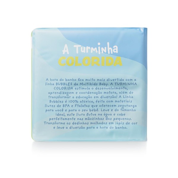 Encontraproduto.com.br - Livro de Banho A Turminha Colorida +4m Multikids Baby - BB1064 BB1064