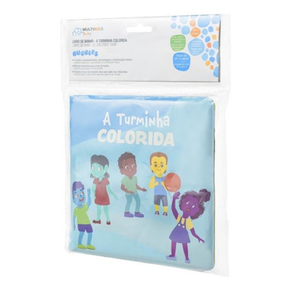 Encontraproduto.com.br - Livro de Banho A Turminha Colorida +4m Multikids Baby - BB1064 BB1064