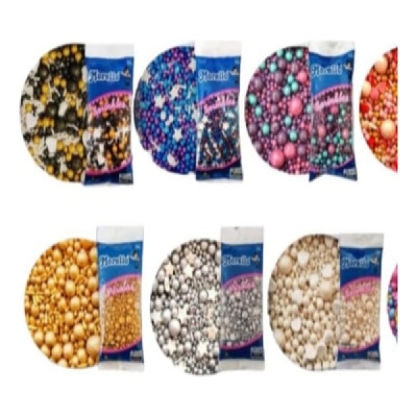 Encontraproduto.com.br - Confeitos de Açúcar Sprinkles Unicórnio 60g DOCES MORELLO