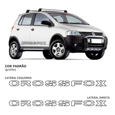 Encontraproduto.com.br - Faixa Lateral Crossfox Preta Crossfox 2006 2007