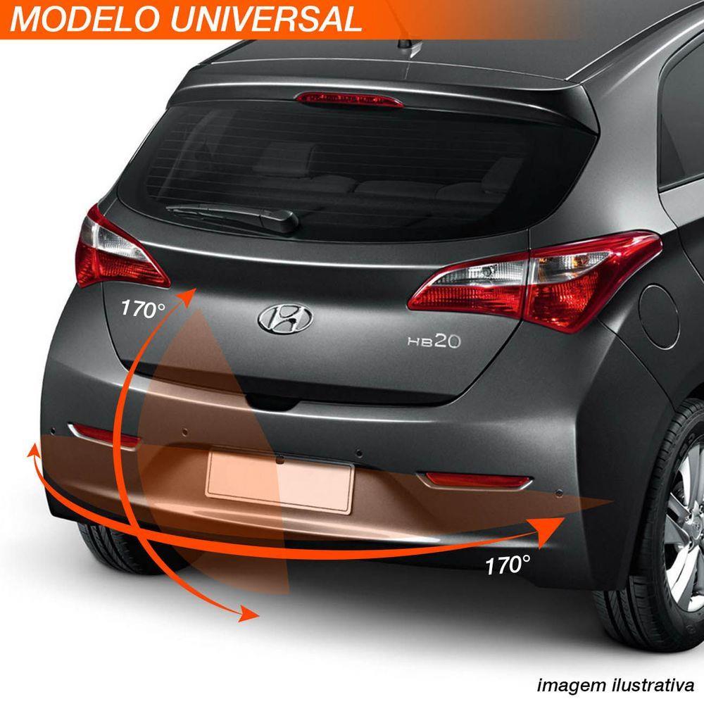 Encontraproduto.com.br - Câmera de Ré Universal Tartaruga com Sensor de Curva - Marca Tech One