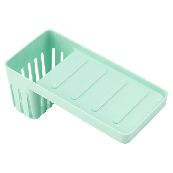 Encontraproduto.com.br - Suporte Multiuso Para Pia Fixação Por Ventosa Verde