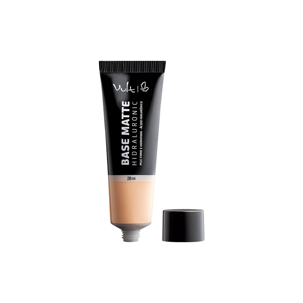Encontraproduto.com.br - Vult Base Matte Hidraluronic com Ácido Hialurônico 26mL -N005