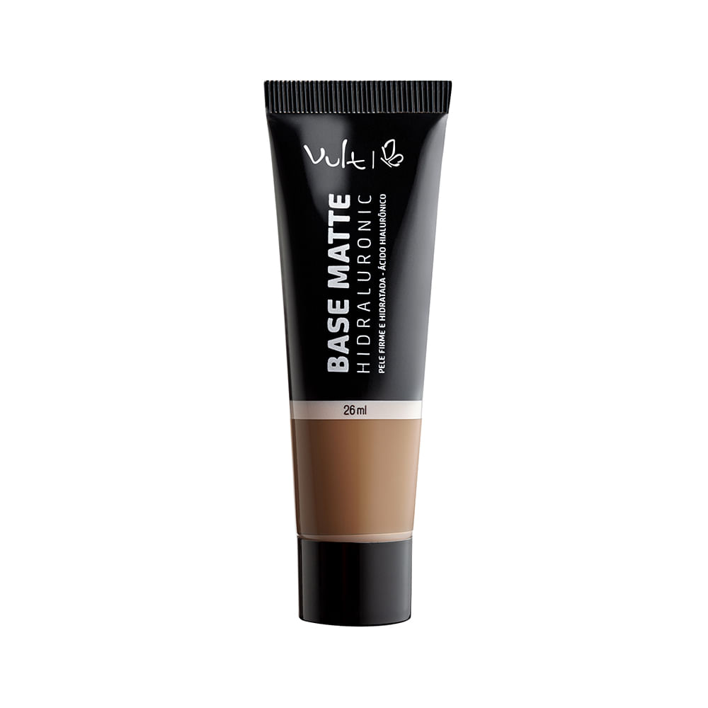 Encontraproduto.com.br - Base Vult Matte Liquida Hidraluronic 26ml Cor F050