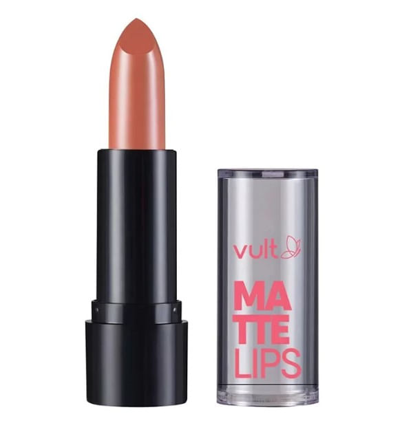 Encontraproduto.com.br - Vult Hidra Lips 04 Canela Batom Cremoso Matte 3,8g