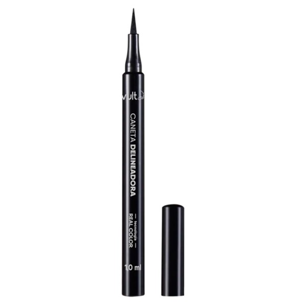 Encontraproduto.com.br - Caneta Delineadora Vult Preta Para os Olhos