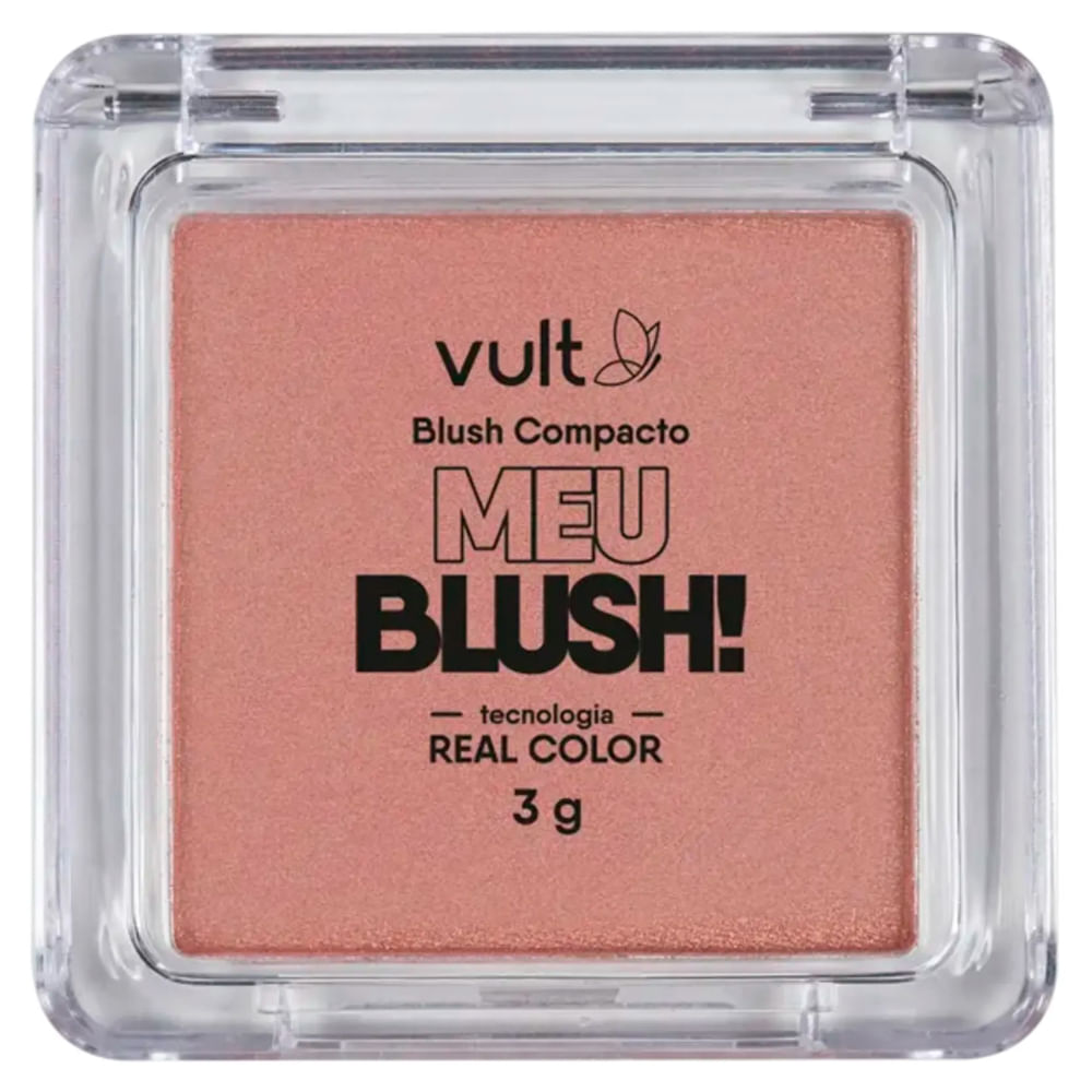 Blush Compacto 3g Meu Blush Golden Perolado - Vult