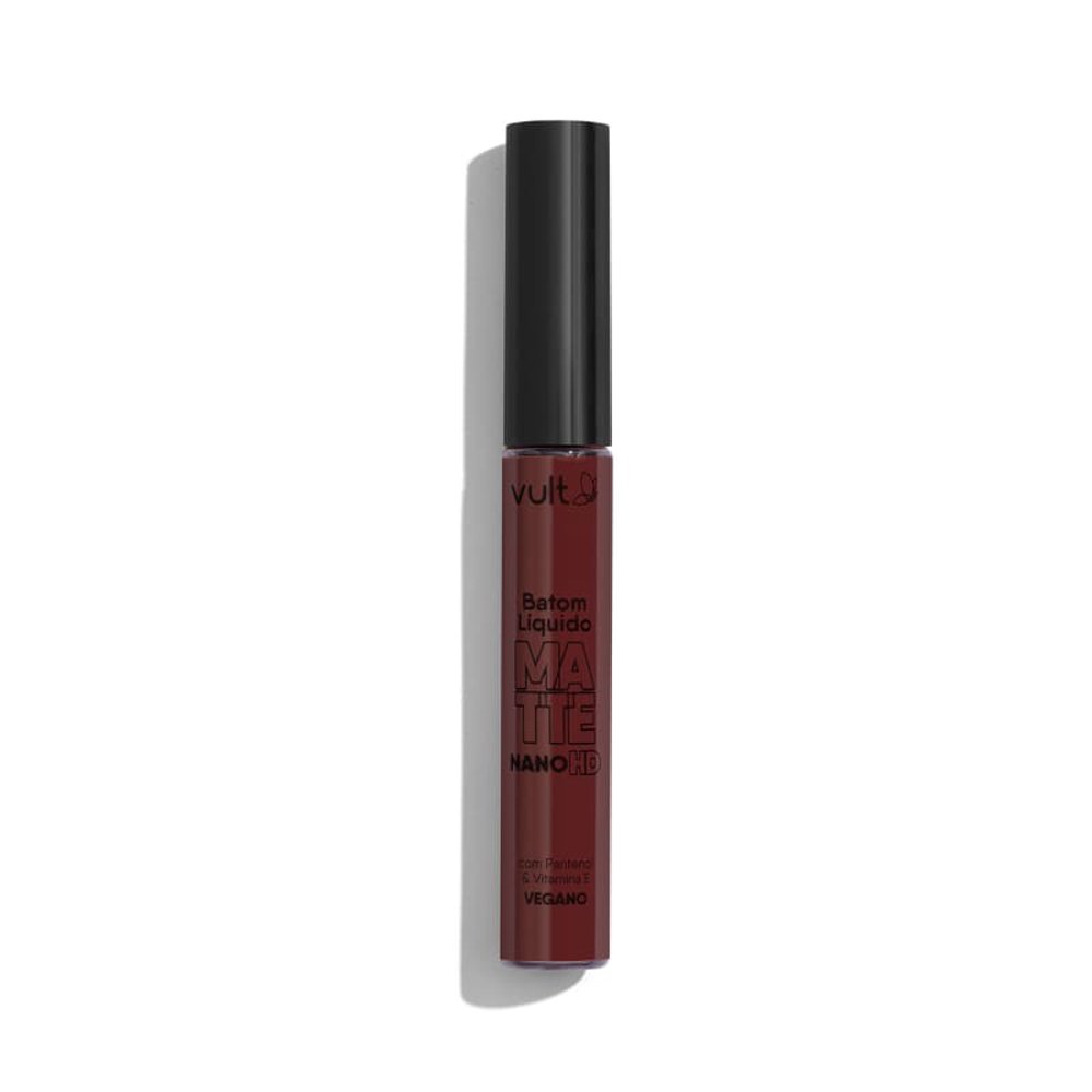 Encontraproduto.com.br - Vult Batom Liquido Matte Nano Hd Bordo 5ml