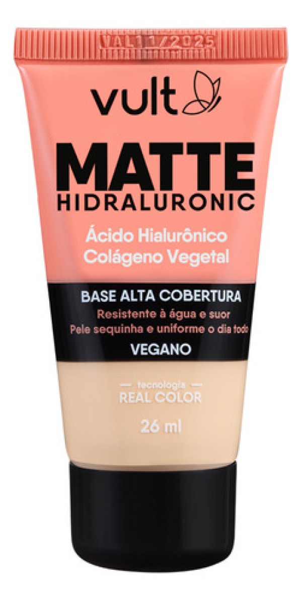 Base Liquida Matte Hidraluronic 26ml V200 - Vult