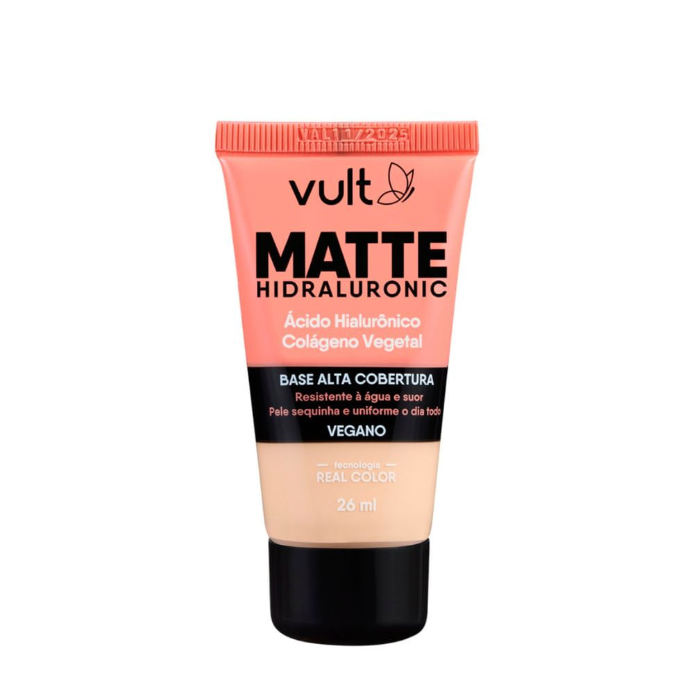 Base Liquida Matte Hidraluronic 26ml V220 - Vult