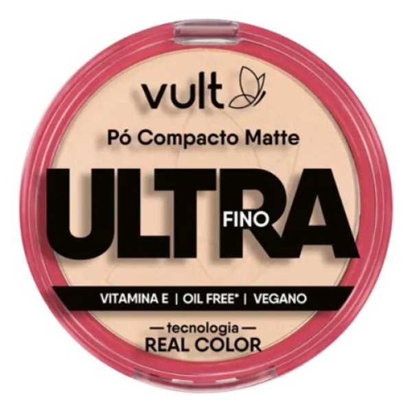 Pó Compacto Matte Ultrafino Cor V460 Vult - 6g