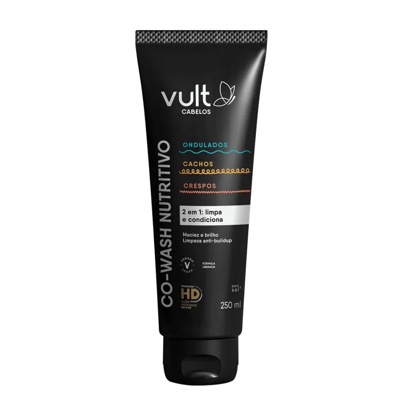Encontraproduto.com.br - Co Wash Nutritivo 250ml Ondulados Cachos e Crespos - Vult Cabelos