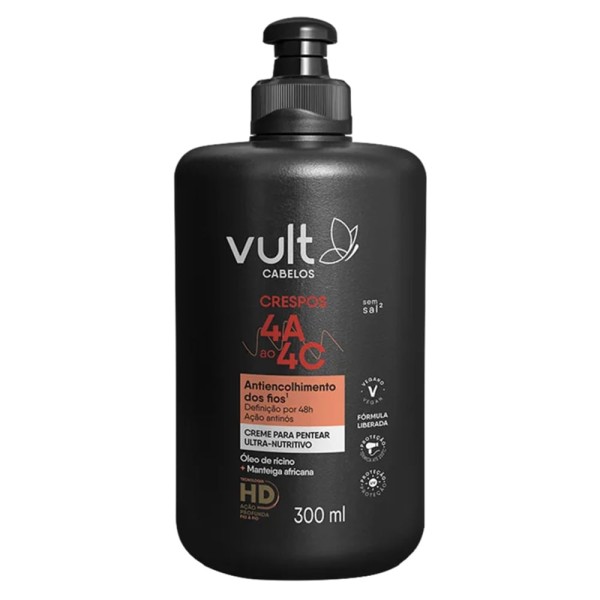 Encontraproduto.com.br - Creme Para Pentear Ultra Nutritivo Cabelos Crespos 4A a 4C 300ml