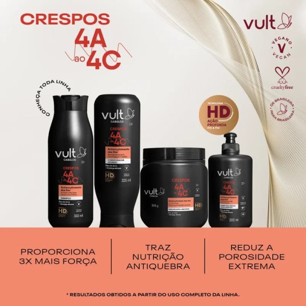 Encontraproduto.com.br - Creme Para Pentear Ultra Nutritivo Cabelos Crespos 4A a 4C 300ml