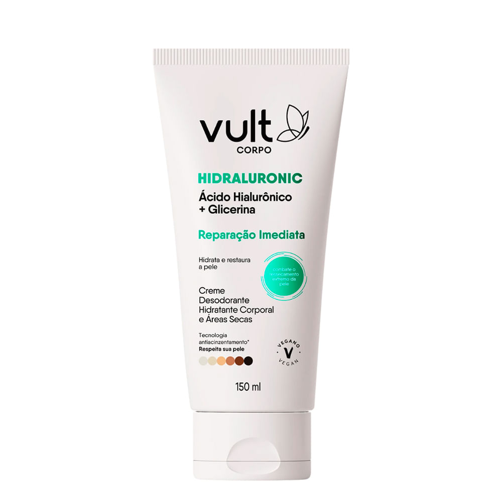 Hidratante Vult Corpo Hidraluronic 150ml Reparacao Imediata