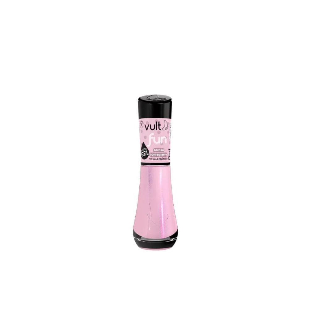 Encontraproduto.com.br - Esmalte Efeito Gel 5F Fun 8ml Sorriso Contagiante - Vult