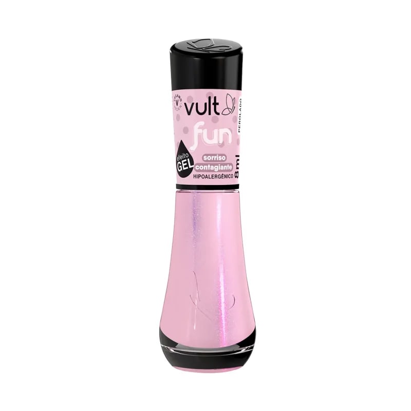 Encontraproduto.com.br - Esmalte Efeito Gel 5F Fun 8ml Sorriso Contagiante - Vult