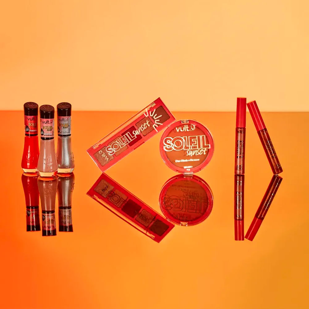 Encontraproduto.com.br - Gloss Labial Praiana Soleil Sunset Vult 5,2ml