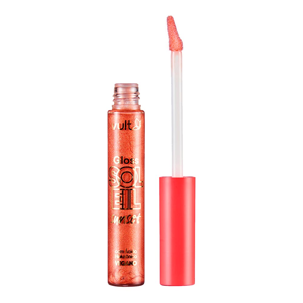 Encontraproduto.com.br - Gloss Labial Praiana Soleil Sunset Vult 5,2ml