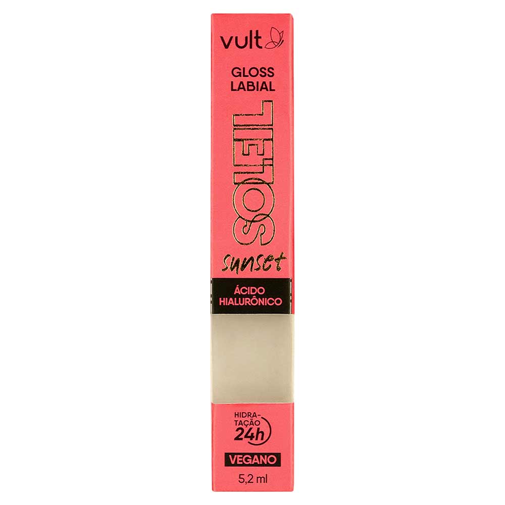 Encontraproduto.com.br - Gloss Labial Praiana Soleil Sunset Vult 5,2ml
