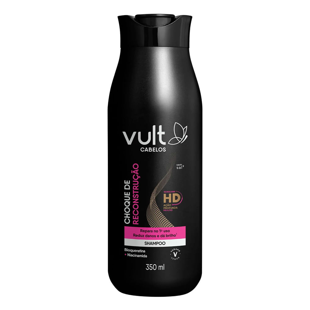 Encontraproduto.com.br - SHAMPOO VULT CHOQUE RECONSTRUCAO 350ML 19811 CAROL BEAUTY