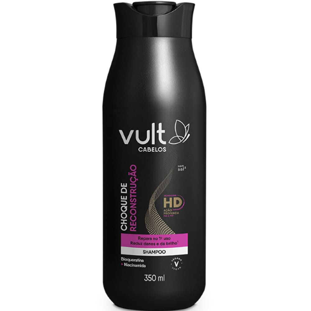 Encontraproduto.com.br - SHAMPOO VULT CHOQUE RECONSTRUCAO 350ML 19811 CAROL BEAUTY