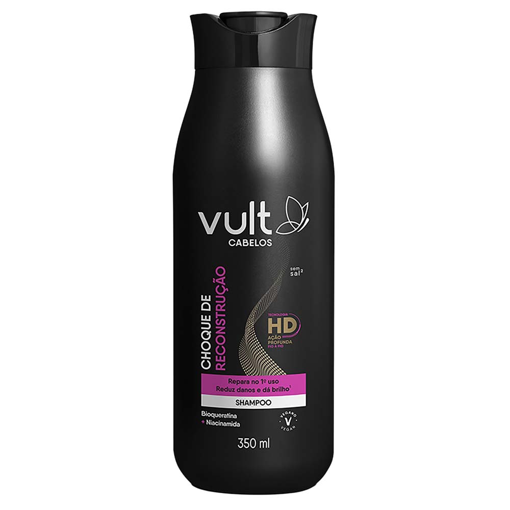 Encontraproduto.com.br - SHAMPOO VULT CHOQUE RECONSTRUCAO 350ML 19811 CAROL BEAUTY