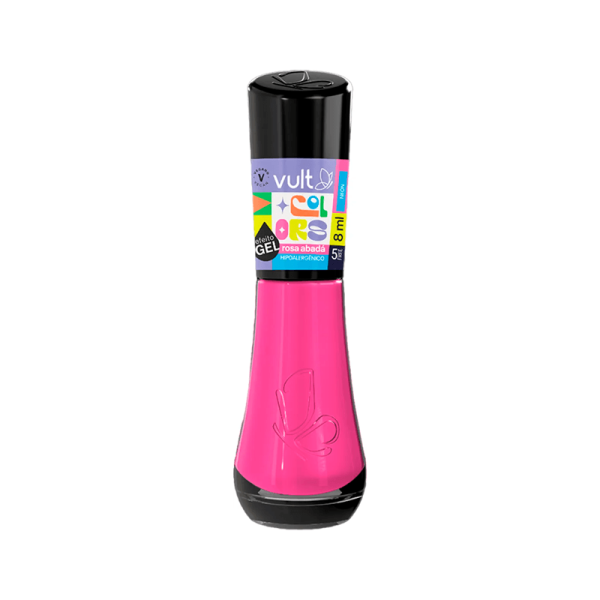 Encontraproduto.com.br - Esmalte 5f Colors 8ml Rosa Abada - Vult