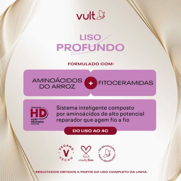 Encontraproduto.com.br - Condicionador Intensivo Vult Cabelos Liso Profundo 325ml
