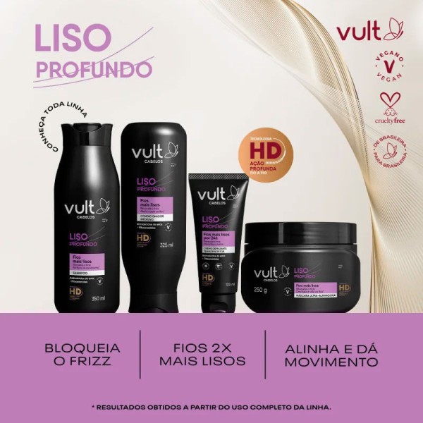 Encontraproduto.com.br - Condicionador Intensivo Vult Cabelos Liso Profundo 325ml