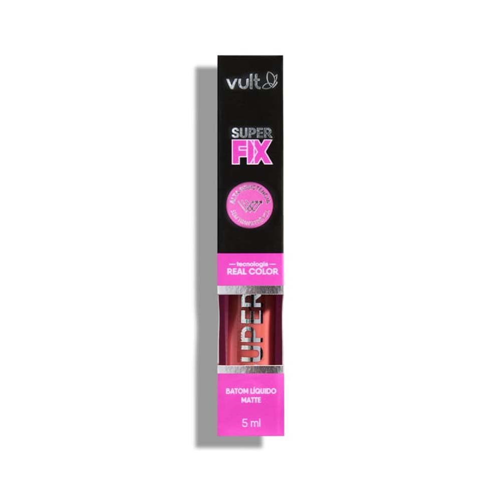 Encontraproduto.com.br - Batom Vult Matte Liquido Super Fix 5ml Castanho Natural