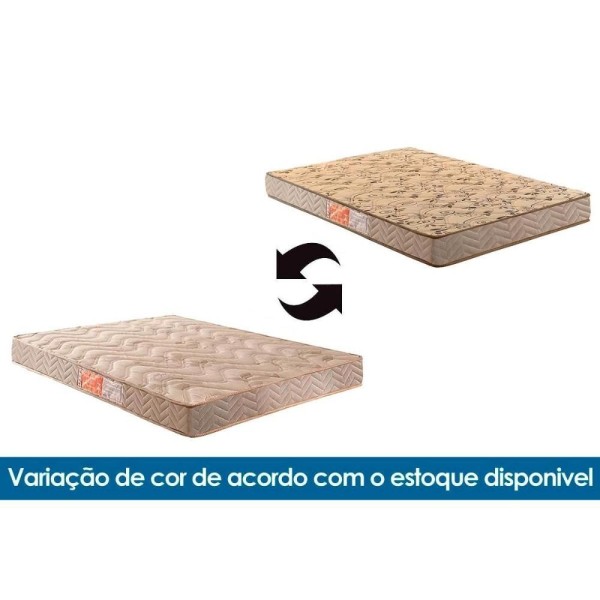 Encontraproduto.com.br - Conjunto Box Baú Solteiro Colchão Espuma Paropas D33 Pasquale Wave Clean + Base Crc Suede Clean (88x188)