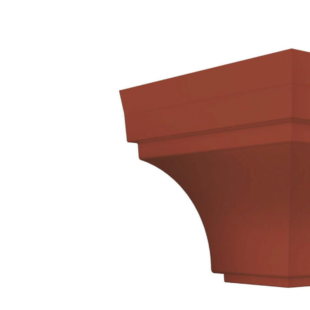 Encontraproduto.com.br - Canto Forro PVC Externo Plasbil Clique Nobre Mogno Pacote com 4 Unidades