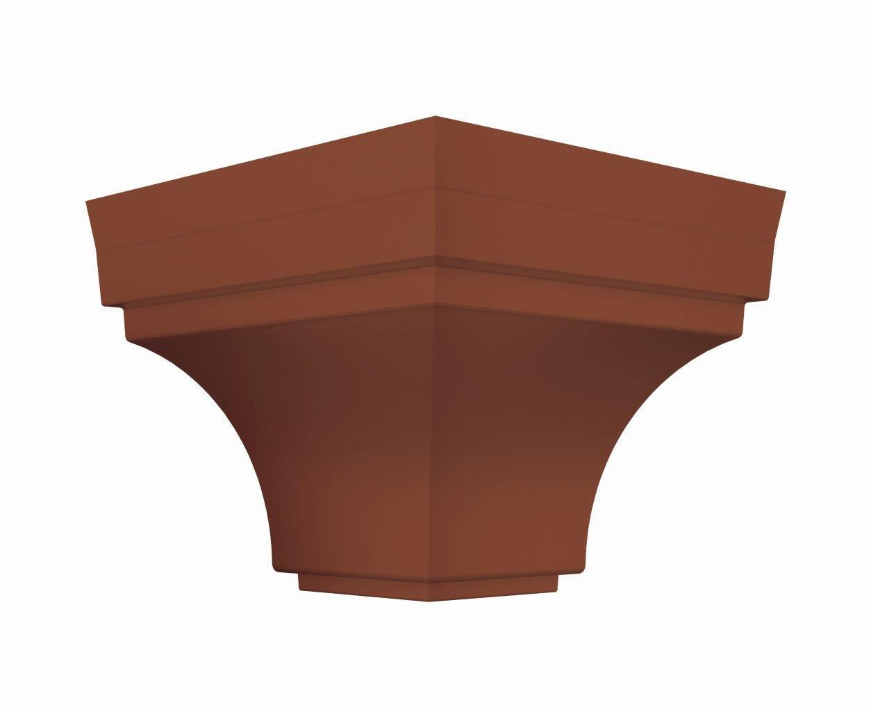 Encontraproduto.com.br - Canto Forro PVC Externo Plasbil Clique Nobre Mogno Pacote com 4 Unidades