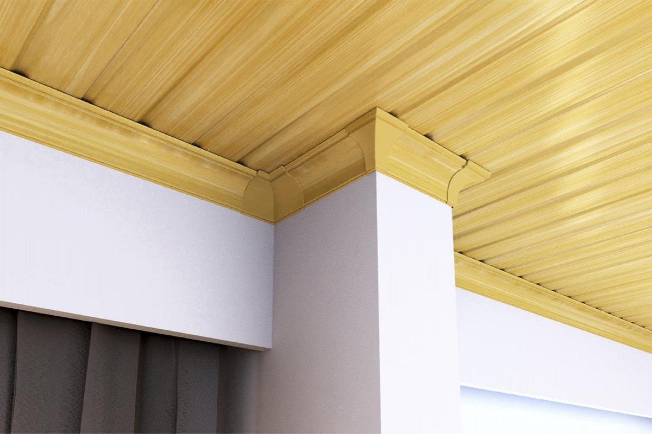 Encontraproduto.com.br - Canto Forro PVC Externo Plasbil Clique Nobre Mogno Pacote com 4 Unidades