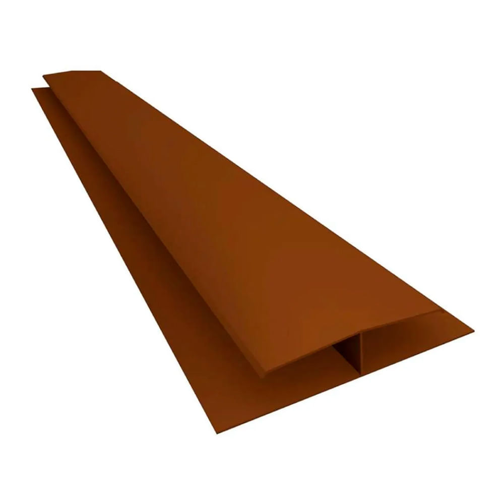 Emenda PVC Rígida Plasbil Mogno