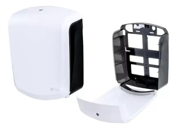 Dispenser Interfolha Branco e Preto Elisa