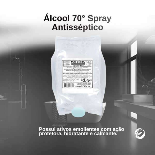 Encontraproduto.com.br - Álcool Antisséptico Spray Refil 800ml Trilha