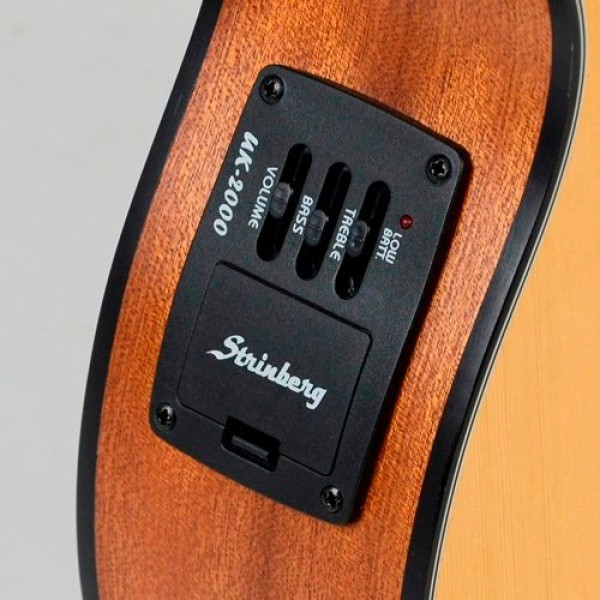 Encontraproduto.com.br - Cavaquinho Strinberg Eletroacústico Mahogany Santin - CS25E