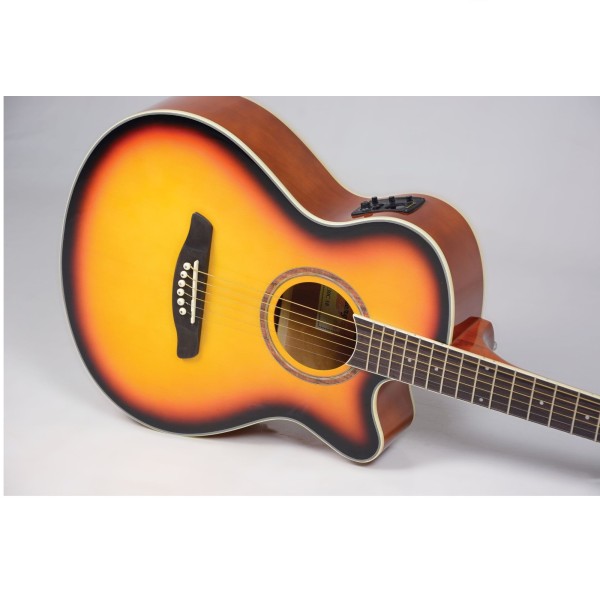 Encontraproduto.com.br - Violão Eletroacústico Cutaway Berlin BE-30C SB - Strinberg